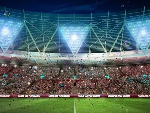 Sân nhà tuyệt đẹp của West Ham mùa giải mới