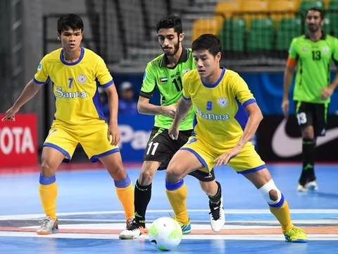 Sanna Khánh Hòa dừng bước ở tứ kết giải futsal các CLB châu Á
