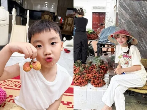 Sao Việt 24h: Hòa Minzy khoe con trai làm "mẫu nhí" bán vải cho bà, Tùng Dương "đặt gạch" số lượng khủng đòi freeship