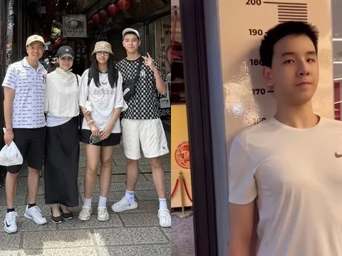 Hoa hậu Thùy Lâm khoe tổ ấm đi du lịch: Quý tử cao 1m9 chiếm trọn sự chú ý, ông xã Tiến sĩ bị vợ "nhắc nhở"