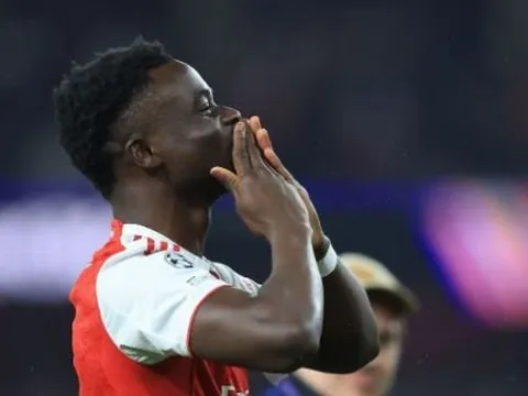 Chấm điểm Arsenal: Hàng thủ vững chãi; Saka là người hùng