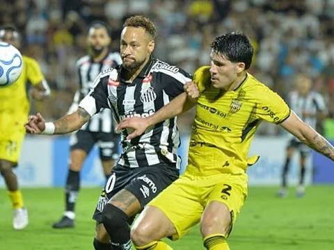 Neymar lập công, Santos mất 3 điểm cuối trận