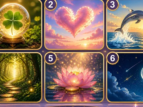 Quiz: Chọn 1 hình ảnh bạn thấy thu hút nhất để xem vận may trong 10 ngày tới