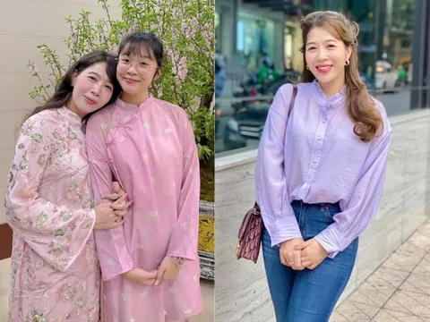 MC Đài truyền hình Việt Nam 25 tuổi bế bụng bầu lên sóng VTV3, qua một lần sinh nở nhìn trẻ như bạn học của con