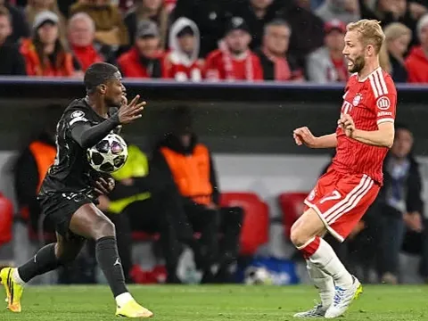 Vì sao Nuno Mendes thoát thẻ đỏ ở trận bán kết với Bayern?