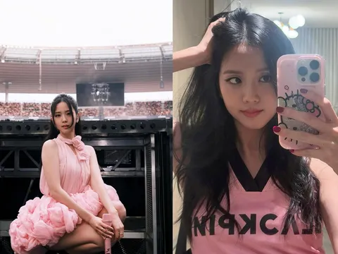 Jisoo và “công thức” diện đồ màu hồng vừa ngọt ngào vừa sang trọng ở tuổi 30