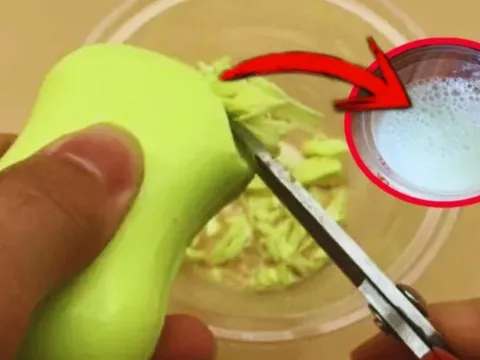 Xà phòng trộn chung với đường, mang đi dùng ai cũng thích