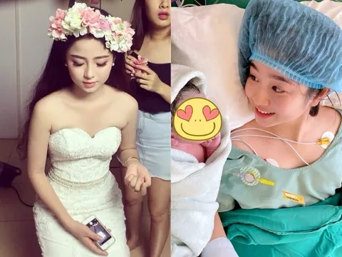 Hot girl Thanh Hóa được báo Trung ca ngợi là nữ thần nhan sắc, đi đẻ đẹp ngỡ ngàng, nhìn diện mạo 2 bé con càng bất ngờ