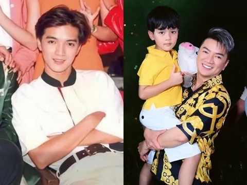 Con trai ruột Đàm Vĩnh Hưng giống bố như đúc, thừa hưởng đỉnh cao nhan sắc của nam ca sĩ vào năm 27 tuổi