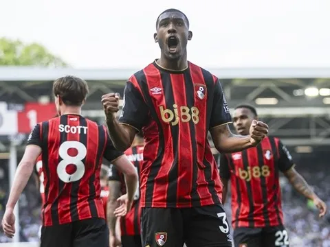 Bournemouth áp sát top 5 sau trận cầu 2 thẻ đỏ ở London