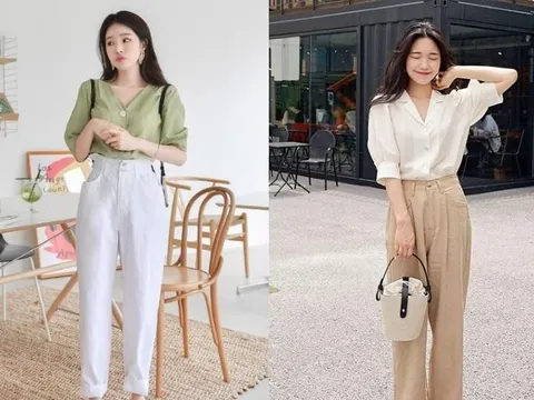 Bí quyết phối đồ mùa nóng cho dáng thấp tròn