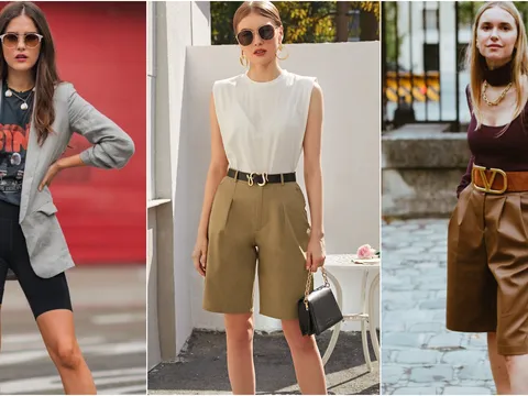 2 kiểu quần short “cứu tinh” mùa hè cho nàng đùi to, mặc lên vừa mát mẻ vừa giúp chân trông thon hơn