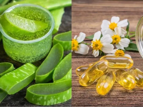 Chỉ 20 phút với vitamin E và nha đam, làn da khô ráp trở nên mềm mịn và căng hơn thấy rõ