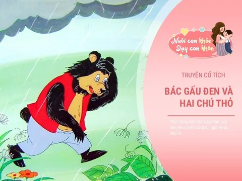 Truyện cổ tích: Bác gấu đen và hai chú thỏ