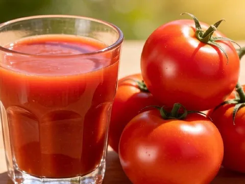 Cách uống nước ép cà chua vừa giảm cân nhanh vừa trắng da