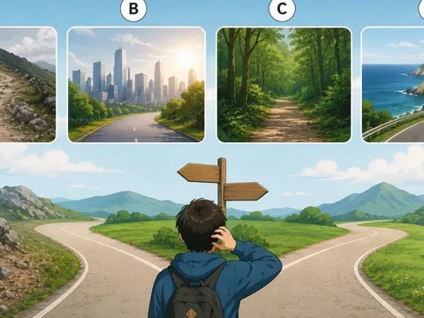 Quiz: Bạn có đang đi đúng đường? Hãy chọn một con đường khiến bạn muốn bước tiếp nhất
