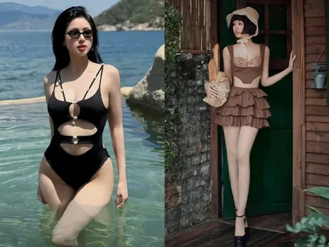 Hot girl diện bikini nóng bỏng là vợ đại gia Hà thành giàu nức tiếng, càng đẻ càng đẹp khiến dân tình say đắm