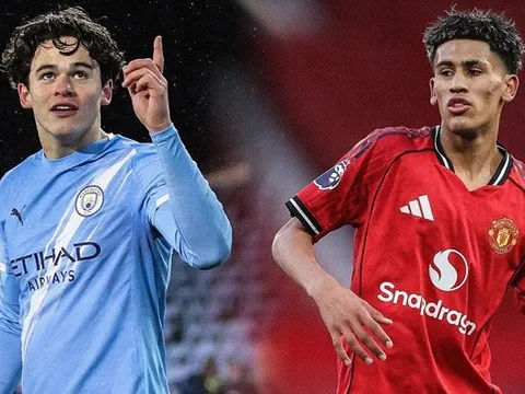 Trận derby Manchester sau 40 năm gọi tên Gabriel và Lamb