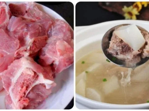 Cách hầm canh xương ngọt lim trong veo không bị cặn đục