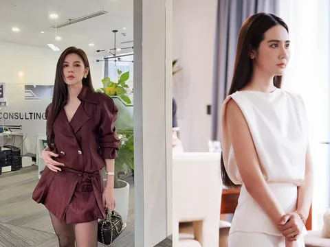 Hai nữ diễn viên VTV gây chú ý với phong cách công sở sang trọng, thanh lịch trên màn ảnh