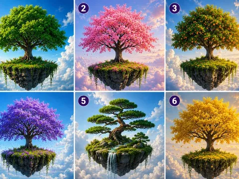 Quiz: Chọn 1 cái cây yêu thích để xem bạn sẽ giàu có và thăng tiến mạnh nhất ở môi trường nào?