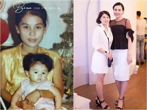 Mẹ ruột trẻ đẹp của "MC xinh nhất VTV" không quản nắng mưa vì cô con gái duy nhất, từng sụt 10kg vì thương con