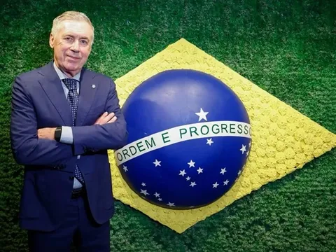 ĐT Brazil gia hạn với HLV Carlo Ancelotti đến 2030