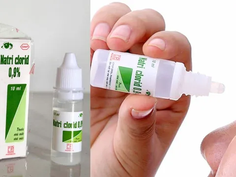 Điều gì xảy ra nếu dùng phải nước muối nhỏ mắt Natri clorid 0,9% không đạt độ trong?