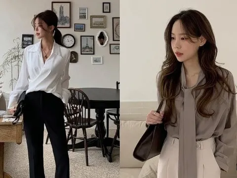 Học hỏi công thức này chị em mặc áo blouse đi làm lúc nào cũng thanh lịch và sang hơn