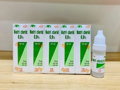 Nóng: Thu hồi lô thuốc nhỏ mắt Natri clorid 0,9%, nguy hiểm thế nào?