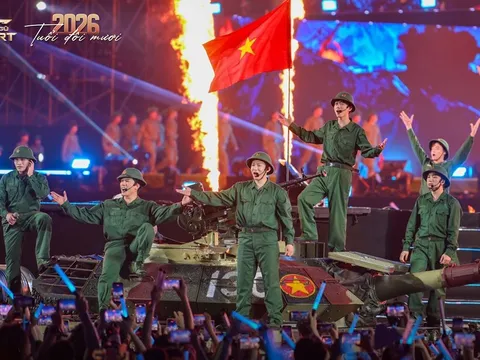 Vẻ đẹp người lính tái hiện đầy cảm xúc tại “Sao Nhập Ngũ Concert 2026”