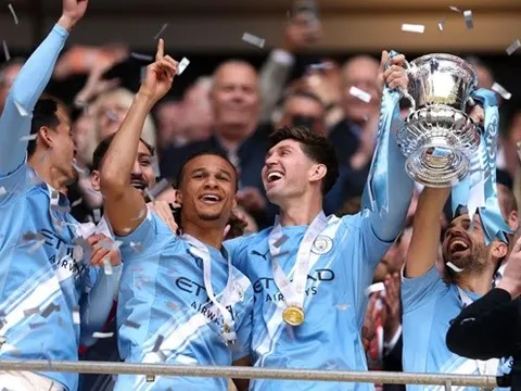 Lộ diện những sao Man City nhận huy chương FA Cup dù không thi đấu