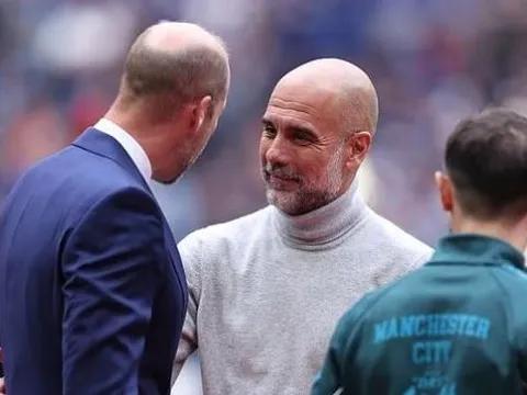 Câu nói của Hoàng tử William khiến Pep Guardiola bật cười