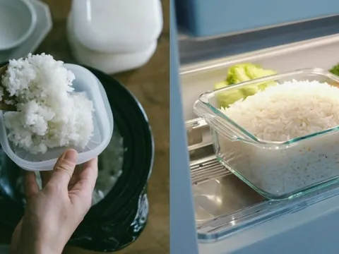 Mẹo hấp cơm nguội để tủ lạnh lâu ngày vẫn trắng trong, dẻo thơm