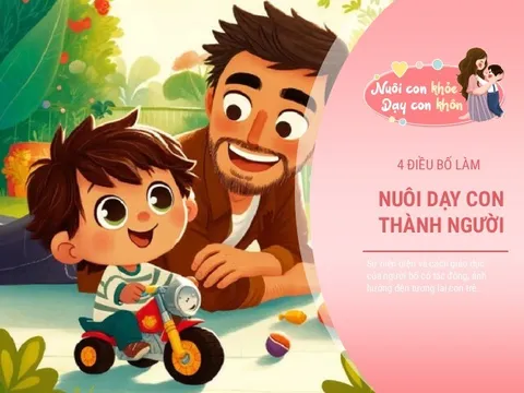 99% thành công của trẻ đến từ 1% sự thay đổi từ người bố, 4 điều bố làm để con thành danh