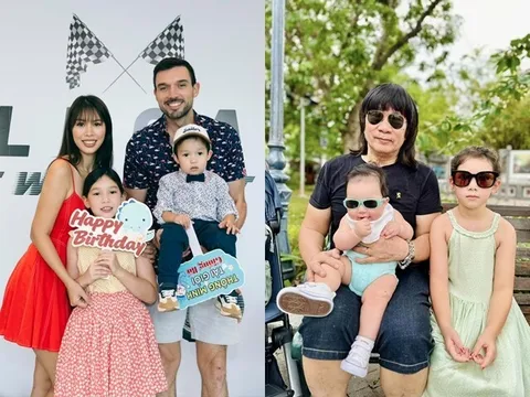 Sao Việt 24h: Hà Anh cùng chồng Tây tổ chức sinh nhật hoành tráng cho quý tử, em bé lai được mẹ nhận xét giống ông ngoại
