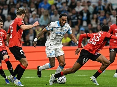 Aubameyang nổ súng, Marseille hạ Rennes 3-1