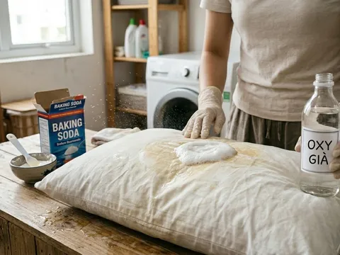 Cách làm sạch ruột gối ố vàng chỉ sau một lần giặt, phòng ngủ thơm mát hơn hẳn