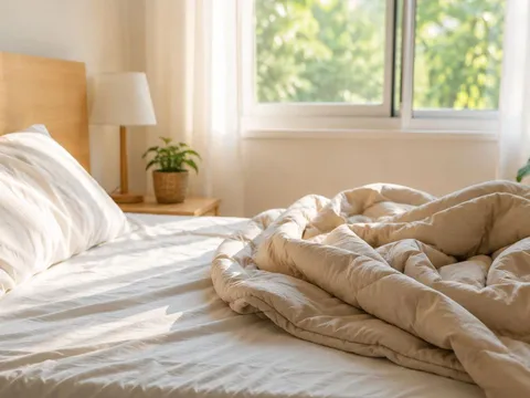 Vì sao không nên gấp chăn màn ngay sau khi thức dậy? Nhiều người sẽ bất ngờ