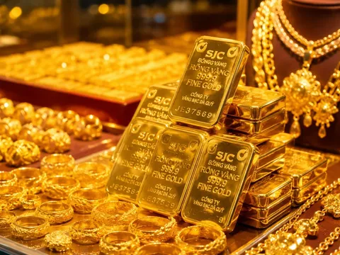 Bảng giá vàng 9999 24K 18K SJC DOJI PNJ hôm nay 19/5/2026