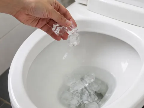Đổ đá lạnh vào bồn cầu có tác dụng gì? Nhiều người bất ngờ, ai biết cũng muốn làm theo