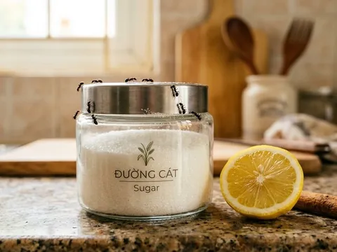 Cách đuổi kiến khỏi lọ đường đơn giản, hiệu quả mà không cần dùng hóa chất