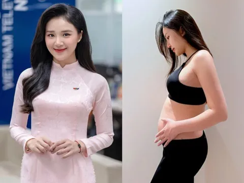 Thêm một MC VTV khoe bụng bầu thông báo lên chức mẹ, sắp "vỡ chum" vẫn xinh như búp bê khiến dân tình xao xuyến