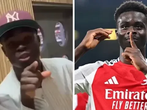 Saka bị mỉa mai "kiêu ngạo" sau khi Arsenal đăng quang