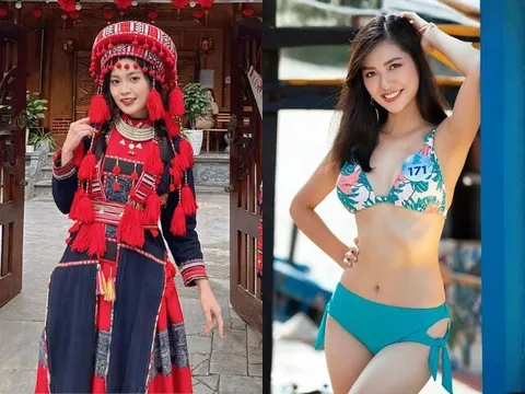 Hot girl THPT người Tày cao 1m72 từng giành HSG quốc gia, 27 tuổi đẹp nõn nà sau sinh con với chồng đại gia