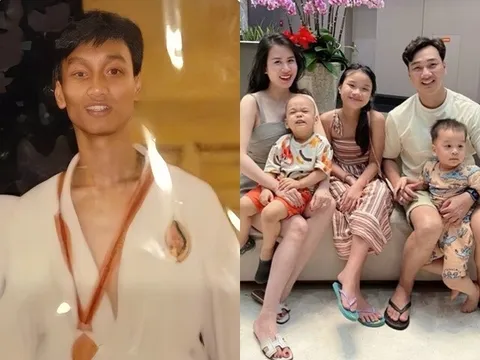 MC của VTV từng làm võ sĩ đội Công an Nhân dân, hiện có vợ đẹp là tiếp viên hàng không và 2 con sinh đôi