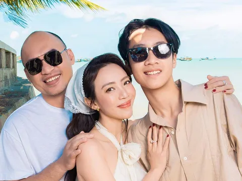 Con trai Thu Trang - Tiến Luật tuổi 14: Cao gần 1,8m, bất ngờ lên chức anh lớn