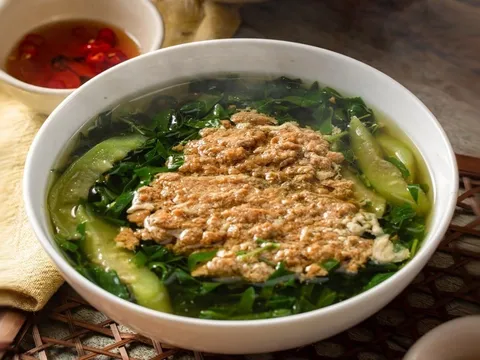 Cách nấu canh riêu cua mồng tơi ngon