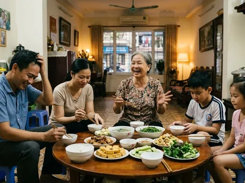 Mẹ chồng liên tục “xì hơi” trong bữa cơm, nàng dâu xử lý thế nào để không mất hòa khí?