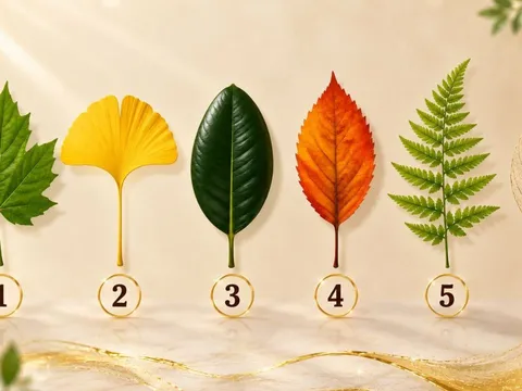Quiz: Chọn 1 chiếc lá bạn ấn tượng nhất để xem bạn có khả năng tư duy độc đáo để tạo ra tiền?